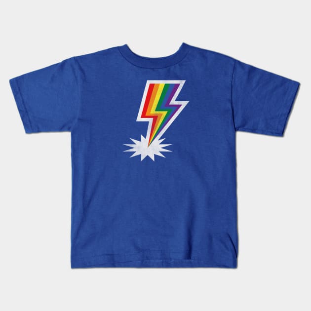 LGBTIQ Lightning Kids T-Shirt by daparacami